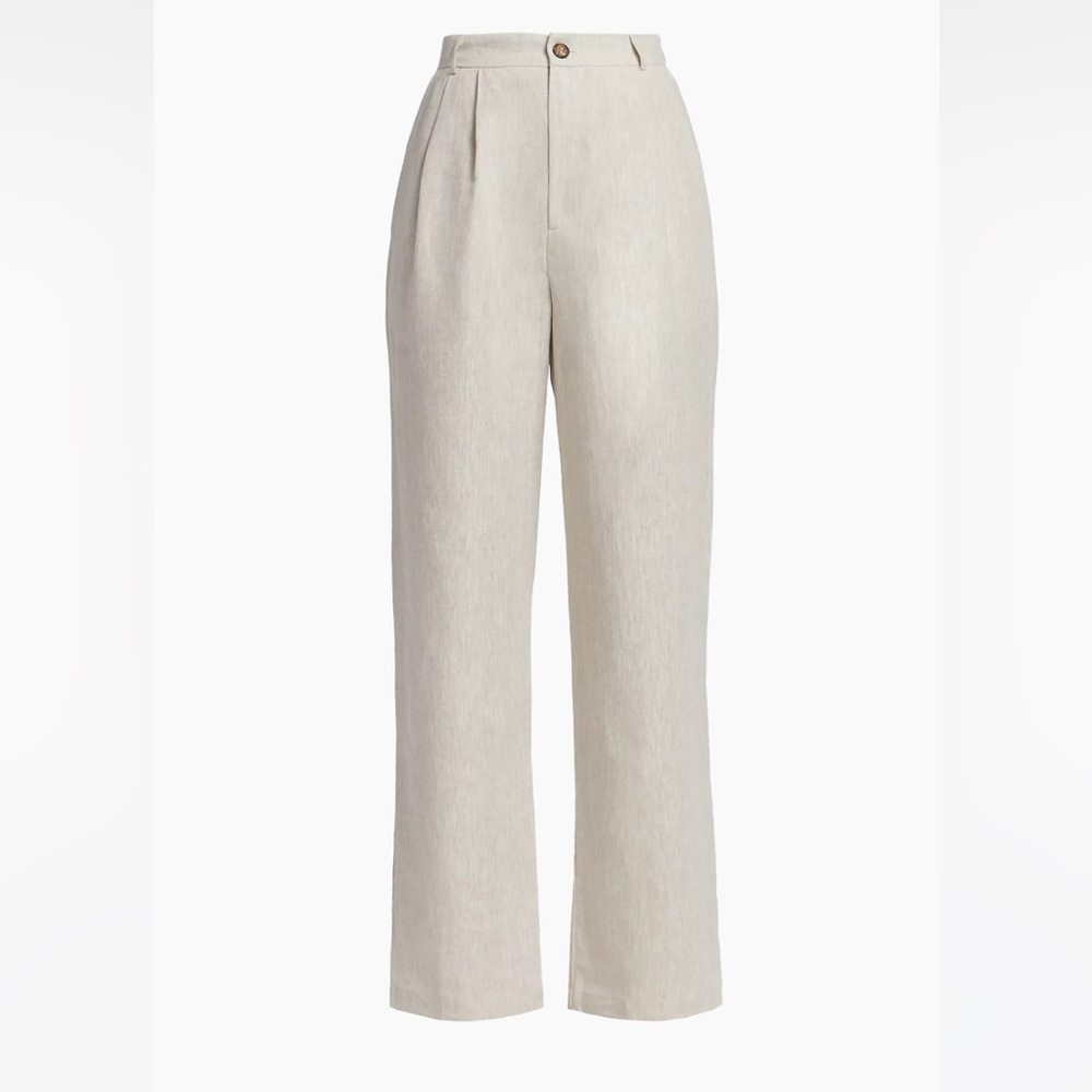 NWT Reformation Mason Linen Pant